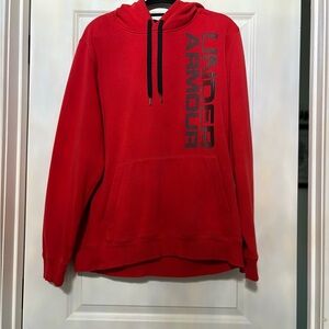 Under Armour Red Sweatshirt Bold Design